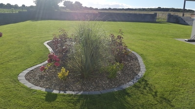 Lawn borders, and flower beds, shrub beds